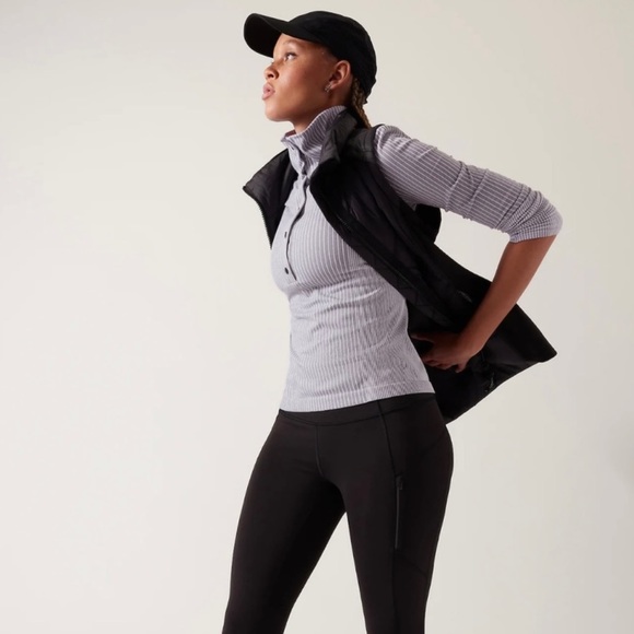 Athleta Flurry Seamless Henley - Picture 7 of 8